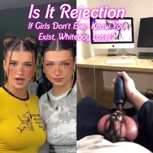 YOU moan while you squirt a useless load onto the floor imagining them with big black cock … THEY don’t even know you exist!