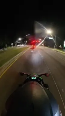 Toyota Corolla backing into Kawasaki ninja H2s×