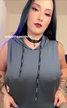 Imagine waking up every day with my goth tits in your face…