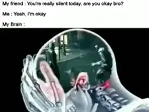 my man having a battle inside