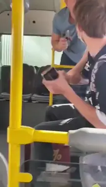 Thin dude delivers killer head butt