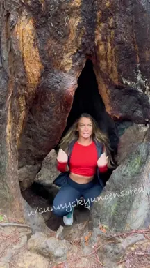 If we go on a hike it’s almost guaranteed I’ll flash you at some point