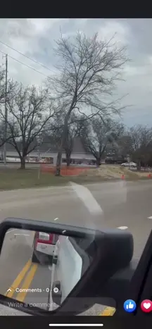 Concrete beam on trailer is struck by train. Today in Ooltewah Tennessee