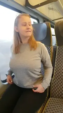 Flashing In Train by cukierkowa