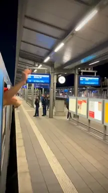 In Germany, there is a completely functional train that has been converted into a Techno club.